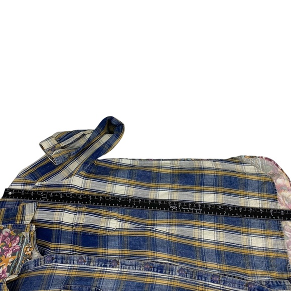 Soft Surroundings Blue and Yellow Plaid Tunic - Picture 15 of 16